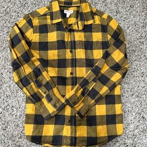 Cat & Jack plaid flannel button down shirt